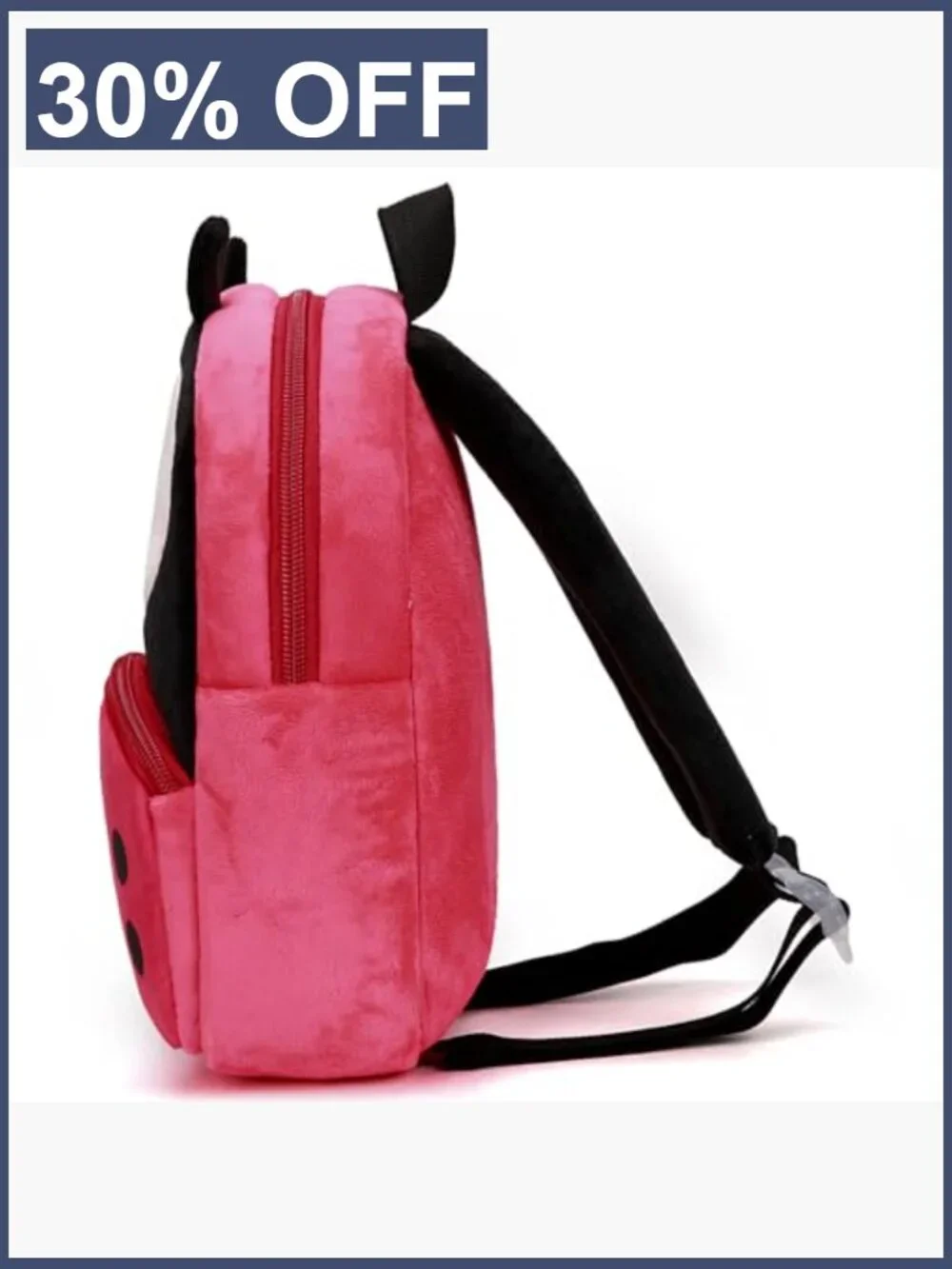 3D Zoo Animal Plush Backpack for Kids 10 inch